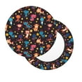 thumbnail image 7 of Uemuo Cute Animals Pattern Round Bar Stool Seat Covers Washable Stool Cushion Slipcover Elastic Bar Chair Covers-, 7 of 7