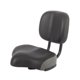 thumbnail image 2 of Asiento de bicicleta con backrest cojín asiento de bicicleta cojín de bicicleta ancha para bicicletas de montaña Gris, 2 of 8