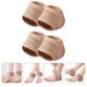thumbnail image 4 of FELTECHELECTR 2 pares de protectores para talones agrietados, fundas elásticas para talón y calcetines cómodos para el talón., 4 of 7