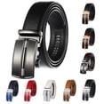thumbnail image 2 of Guardurnaity Cinturones de hombre Hebilla automática Cuero Banda de cintura ajustable Festival Boda Pantalones vaqueros Pantalones Cintura Correa para hombre Cinturones Oro Guardurnaity AP012270-02, 2 of 6