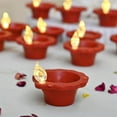 thumbnail image 3 of Arhsimvijar 12 Water diyas for Diwali Electric Flameless & Smokeless LED Diya Lights, 3 of 6