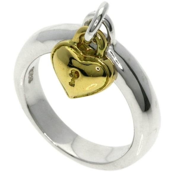 Pre-Owned Tiffany Heart Lock Charm Ring, 18K Yellow Gold, Women's, TIFFANY & Co. (Good)