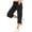 Black-A, variant on Penkiiy Womens Cargo Capris Summer Casual Drawstring High Waisted Hiking Pants Lightweight Capri Pants with Pockets S Gray