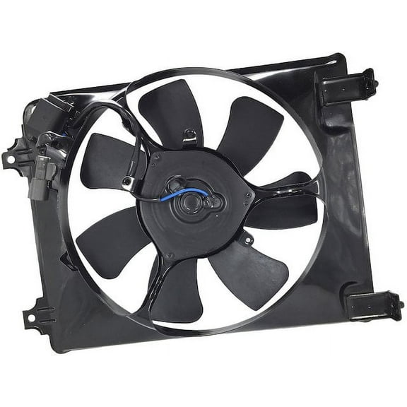 A/C Condenser Fan Assembly - Compatible with 2006 - 2011 Honda Civic 1.8L 4-Cylinder 2007 2008 2009 2010
