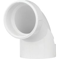 Charlotte Pipe Schedule 40 1-1/2 in. Hub T X 1-1/2 in. D Hub PVC 90 Degree Elbow