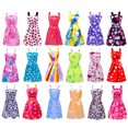 thumbnail image 4 of Conjunto de ropa de muñeca FLhrweasw 32 Uds. falda de muñeca de poliéster pantalones Mini, 4 of 9