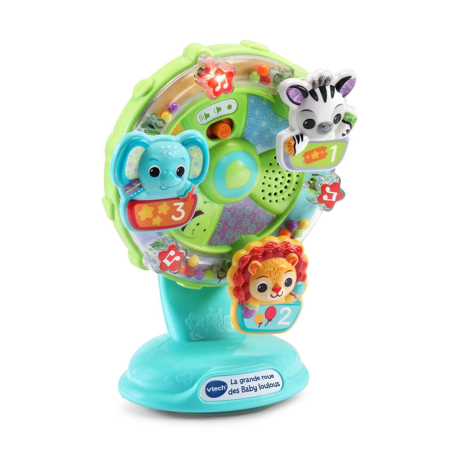 VTech Turn & Learn Ferris Wheel™ Interactive Baby Toy With Suction Cup - French Version, 6-36 Months