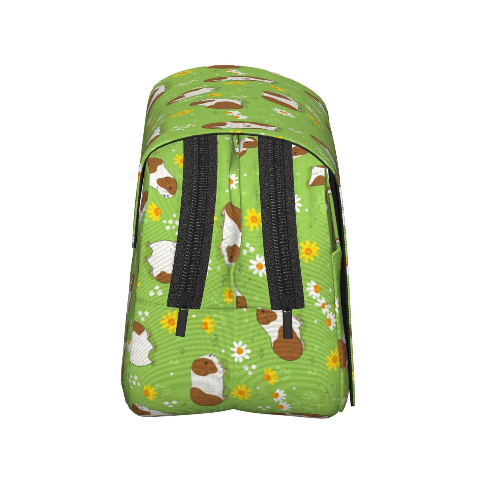 Rateoe Guinea Pigs Pattern Double Clamshell Pen Case, Storage Organizer with Two Zipper Compartments– Holds Up to 50 Pencils & Pens