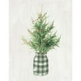 thumbnail image 3 of Nai, Danhui 12x14 Black Modern Framed Museum Art Print Titled - White and Bright Christmas Tree II Plaid, 3 of 5