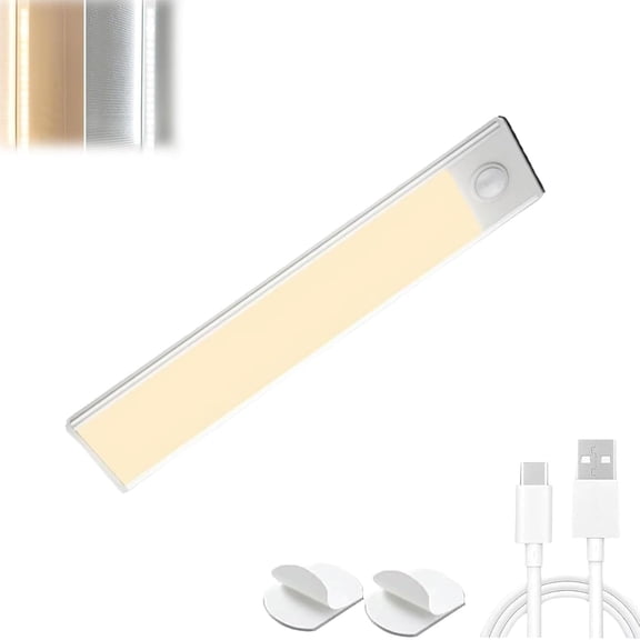 Motion Lights, Punch-Free Smart Sensor Magnetic Rechargeable LED Light, Indoor Motion-Activated Lighting for Kitchen, Stairs, Closets & Hallways