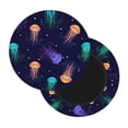 thumbnail image 2 of Easygdp Sea Jellyfish Easy To Install Bar Chair Cover&Cound Chair Cover&Elastic Stool Cover, Washable&Bottom With Elastic Edge - 12 Inch, 2 of 7
