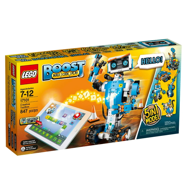 LEGO BOOST Creative Toolbox 17101 - STEM Coding Kits for Building Robots -  Walmart.com