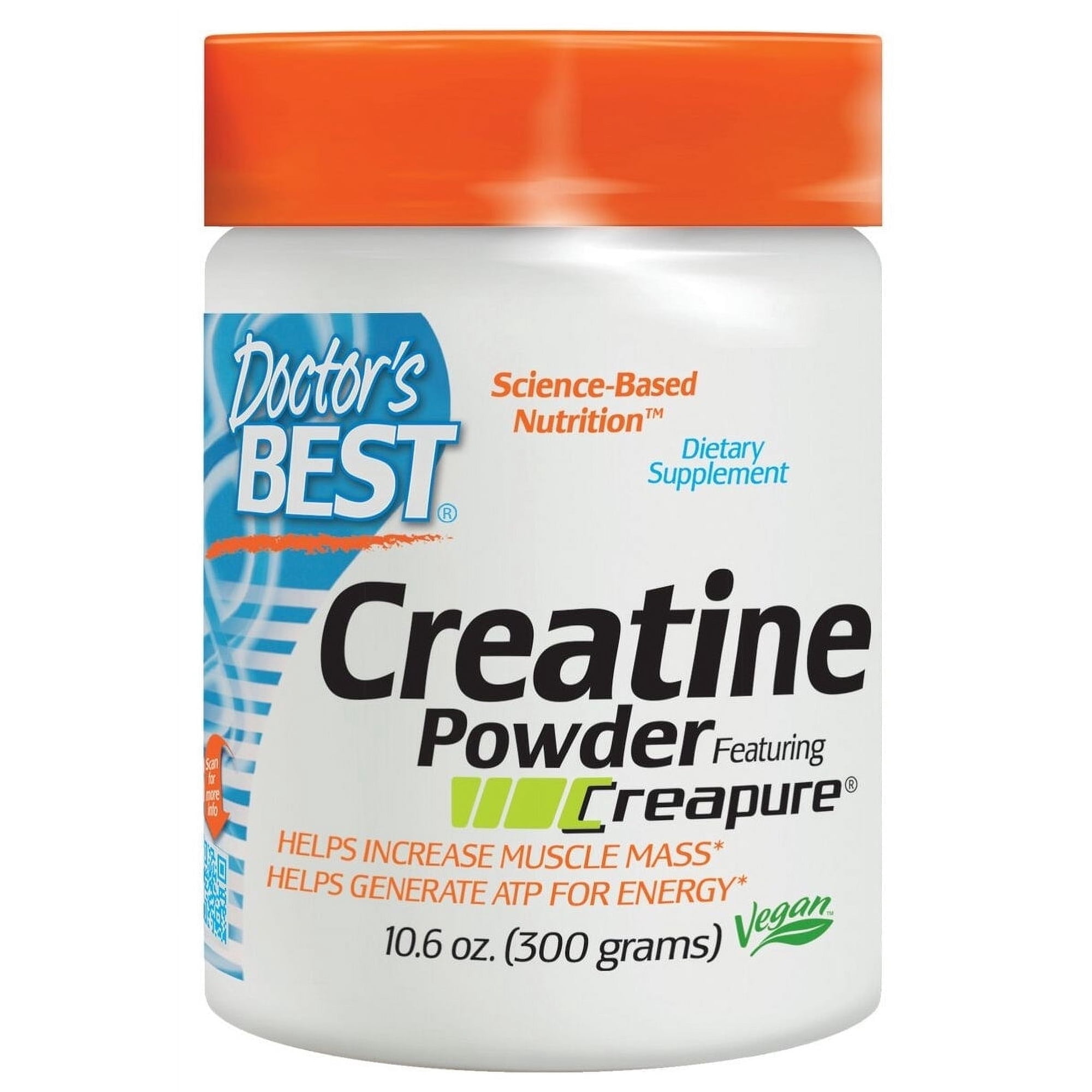 Doctor's Best - Creatine Powder Featuring Creapure - 10.6 oz.