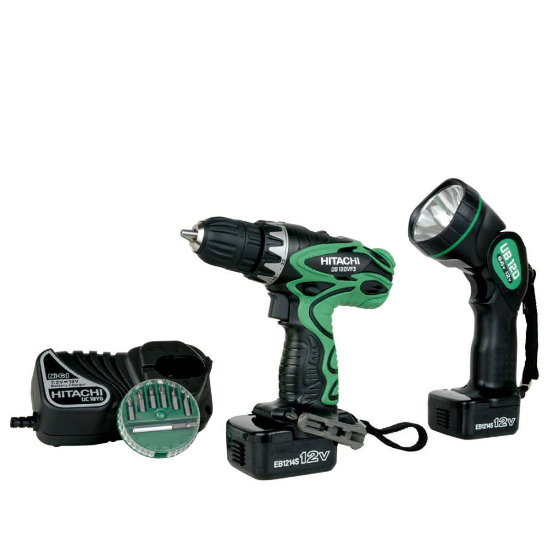 12V Cordless 3/8 in. Drill/Driver and Flashlight Kit