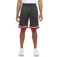 thumbnail image 4 of Spalding Mens Legendary Performance Basketball Short, 10" Inseam, Black/Red, XL, 4 of 4