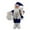 Blue, variant on Szbaoan Christmas Santa Claus Doll for Table Decoration, Cloth and Plastic Festive Figurine for Home and Office, Holiday Gift and Ornament, Adds Cheerful Ambiance to Christmas Celebration