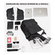 thumbnail image 4 of Mochila De Viaje Para Hombre, Aprobado Por Avión 10kg, Negro Mochila Escolar Para Laptop De 15.6 Pulgadas, Grande Espacio Antirrobo Y Impermeable, 4 of 5