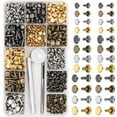 thumbnail image 2 of Conjunto de Remaches de Doble Cara, 480pcs 3 Tamamosos Diferentes Tachuelas de Metal Remaches multifuncionales Con Herramienta de Perforación para la Ropa para reparación de Ropa, 2 of 8