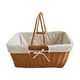 thumbnail image 4 of Cesta de picnic de ratán sintético, cesta de almacenamiento, cesta decorativa tejida con asa, cesta de picnic ligera, cesta de frutas para , Style E Estilo E, 4 of 8