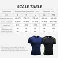thumbnail image 3 of 2 Pack Men's Cool Dry Short Sleeve Compression Shirts, Sports Baselayer T-Shirts Tops, Athletic Workout Shirt - M, 3 of 6