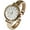Rose Gold, variant on Collections Japanese Quartz Elegant Mother of Pearl Rhinestone Dial Womens Cuff Bangle Watch