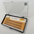thumbnail image 1 of Extensiones de pestañas individuales 10D, extensiones de pestañas individuales de estilo Natural, hechas a mano, 0,1/0,07mm, 60 mechones por caja, 1 of 4