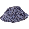 thumbnail image 6 of CoCopeaunts Bucket Hat for Men Leopard Pattern Fisherman Hat for Women Outdoor Warm Keeping Plush Basin Hat in Autumn Winter, 6 of 8