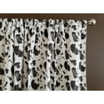 thumbnail image 2 of Cotton Curtain Animal Print Cow Spots Black 58 Inch Wide, 2 of 2