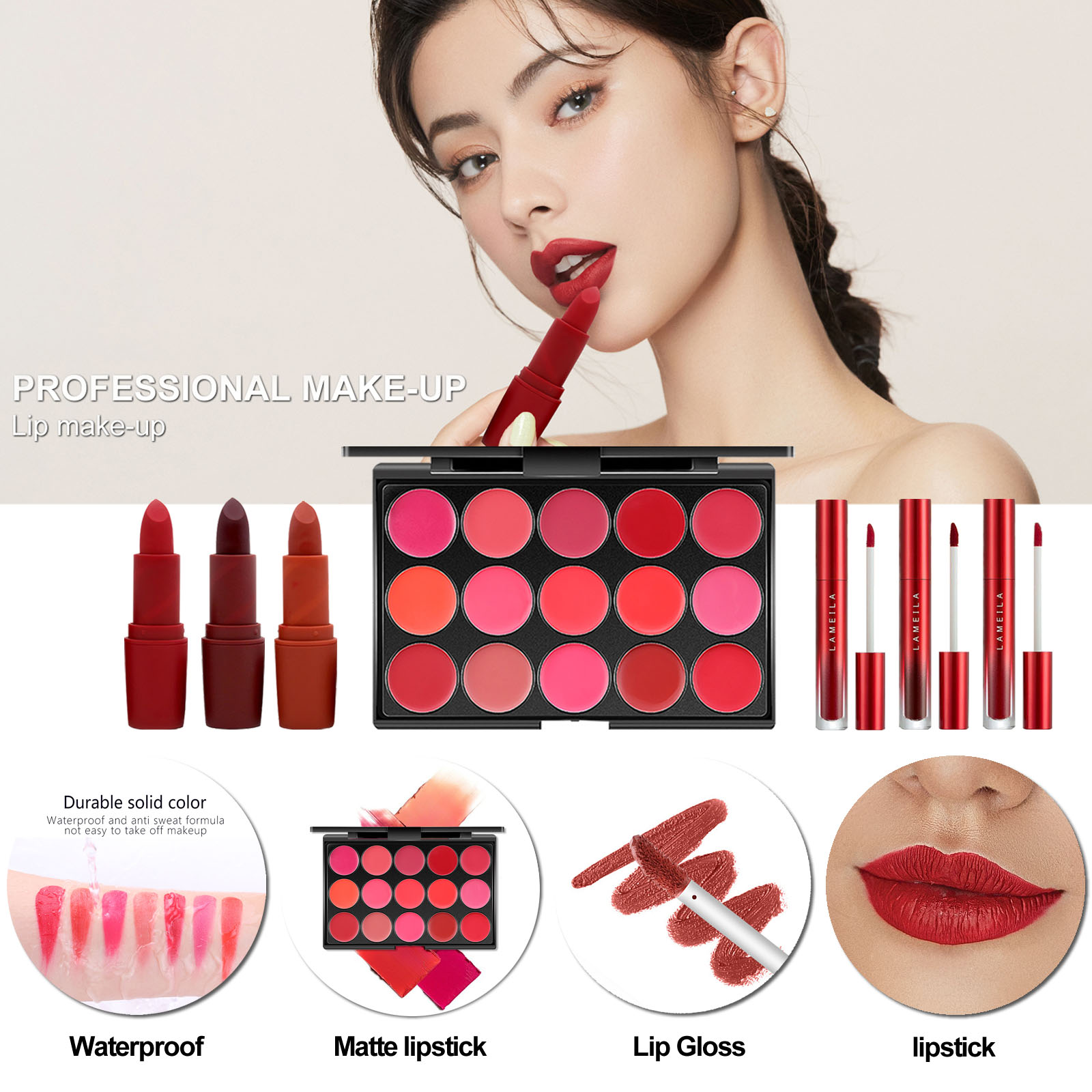 AOLIKOKO All In One Makeup Kit For Women & Girls photo 3