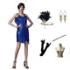 thumbnail image 5 of Conjunto vintage sexy con borlas y tirantes para mujer, tallas grandes S-3XL, vestido de noche con lentejuelas, 5 of 5