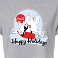 thumbnail image 3 of Coca-Cola - Happy Holiday Sled - Juniors Cropped Cotton Blend T-Shirt, 3 of 5