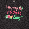 thumbnail image 4 of Inktastic Happy Mothers Day with Flowers Boys or Girls Baby Bodysuit, 4 of 5