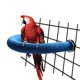 thumbnail image 2 of Soporte para percha para loros, arena de cuarzo en forma de U, palo para pájaros, molienda de patas, perchas grandes para pájaros de superficie rugosa para periquitos, guacamayos, jaulas de loros, ju, 2 of 5