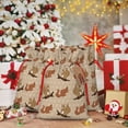 thumbnail image 6 of KLL Cartoon Squirrel for Christmas Gift Bag,Holiday Bags for Gifts Christmas Bags & Drawstring Gift Pouch Reusable Holiday Gift Bags & Party Favor Bags (1 PCS)-Medium, 6 of 9