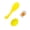 Yellow, variant on Plastic Eggs And Spoon Outdoor Activity Set For Children Coordination Development Carrying Race