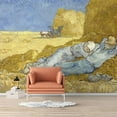 thumbnail image 3 of IDEA4WALL 4pcs The Siesta by Vincent van Gogh Wallpaper Removable Wall Murals for Home Decoration - 66x96 inches, 3 of 6