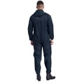 thumbnail image 2 of Sxiwei Mens One Piece Work Coveralls Mechanics Jumpsuits Long Sleeves Front Zipper Body Suits Navy Blue XL, 2 of 7