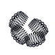thumbnail image 1 of Soidarity 10x peines laterales para el cabello, peine tenedor de plástico con puntiagudos, herramientas de estilismo de joyería, tocados para Cuidado del cabello Negro Soidarity CE013202-01B, 1 of 6