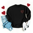 thumbnail image 5 of Embroidered Hand Drawn Heart | Sweatshirt, 5 of 6