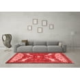 thumbnail image 3 of Ahgly Company Indoor Square Animal Red Traditional Area Rugs, 3' Square, 3 of 4