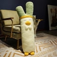 thumbnail image 5 of Squint Juguete de peluche vegetal de color brillante, almohada grande y larga, juguetes de muñeca suave, 5 of 5