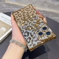 thumbnail image 2 of Magnetic for iPhone 16 Phone Case,Luxury Leopard Cheetah Pattern Design,Compatible with Mag-Safe,Built-in Lens Film,Glitter Shockproof Anti-fall Electroplated Phone Case,Gold, 2 of 12