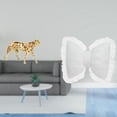 thumbnail image 2 of Escultura De Cojín De Guepardo Con Lazo Dorado, Centro De Mesa Decorativo, Mobiliario Moderno Para El Hogar, Cómodo Adorno De Mesita De Noche Para La Decoración Del Hogar Y La Oficina., 2 of 8