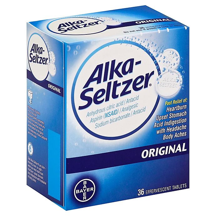 Alka-Seltzer Original 36-Count Antacid Tablets