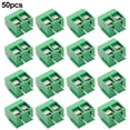 thumbnail image 1 of 50/100 Uds KF301 2P/3P tornillo conector de bloque de terminales PCB paso de 5mm Pin recto, 1 of 7