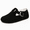 Black, variant on BERANMEY Suede Casual Shoes for Women and Men Stylish Cozy Plush Sports Shoes with Arch Support Faux Fur Lining and Comfy Scuff-Resistant Design Ideal for Couples