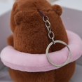 thumbnail image 6 of Gift Swimming Ring Capybara Stuffed Animals for Birthday Gift Headgear Capybara Doll Plush Capybara Keychain Capybara Bag Pendant Fluffty Animal Doll GREEN, 6 of 8