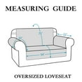 thumbnail image 2 of PrimeBeau 100% Waterproof Loveseat Cover Protector Couch Covers(Seat Width 54", Stone Blue), 2 of 7