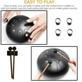 thumbnail image 1 of Flmtop 8 Notes 6 Inches Tongue Tank Panda Drum Steel Percussion with Bag and Mallets for Adult Kids Beginner Pros, 1 of 7