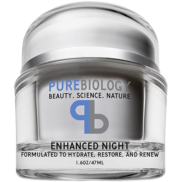 Pure Biology Night Cream with Retinol + Hyaluronic Acid 1.6 Fl Oz